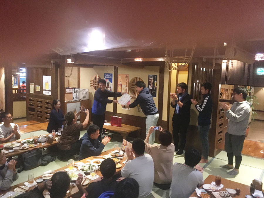 職員親睦交流会表彰式